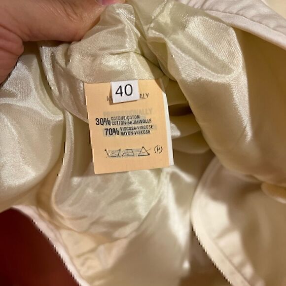 Emporio Armani White Jacket Blazer New With Tags EU 40 XS - Picture 5 of 5